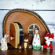 Large woodland cottage set